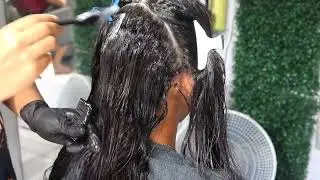 TÉCNICA DE RETOQUE DE RAIZ SEM DANIFICAR EM CABELO CACHEADO - PROGRESSIVA FUSION FRIZZ