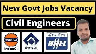 Latest Civil Engineering Jobs Vacancy 2021 || Civil Engineering Govt Jobs | Civil Engineers Jobs