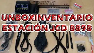 Unboxinventario JCD 8898 Estación de Soldadura.