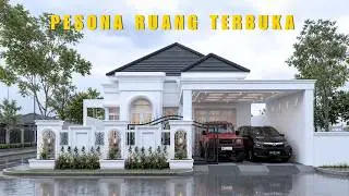 Sulit Percaya! Rumah Modern Klasik 1 Lantai Ini Terlihat Seperti Kelas Sultan  9x15 m