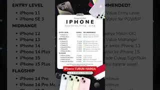iPhone TURUN HARGA📉 #iphone #apple #gadgets #tech