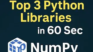 Top 3 python libraries with uses