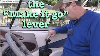 Boat throttle controls - how they work. Using a boat shifter