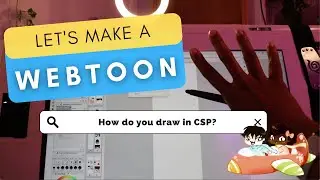 Panel Tips & Drawing Brushes || Clip Studio Paint Tutorial || How to Start a Webtoon Series ||