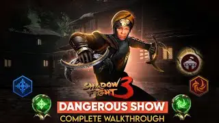 Shadow Fight 3 : Golden ,Handsome & Fortress Marathon | Complete Walkthrough / Dangerous Show Event