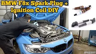 How To: BMW F8x M2 M3 M4 S55 Spark Plugs + Ignition Coils Replacement DIY F80 F82 F87
