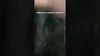 ASMR Threading your eyebrows in 30 seconds. Fast ASMR