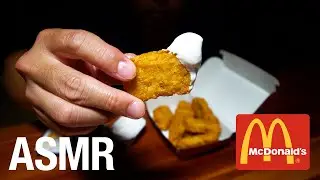 ASMR McDonald's Chicken McNuggets MUKBANG (No Talking) Eating Sounds