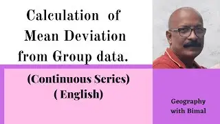 Calculation of Mean Deviation From Continuous Series in Assamese version