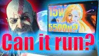 Can Ryzen 5500U Handle GOD OF WAR RAGNAROK on a 15W laptop