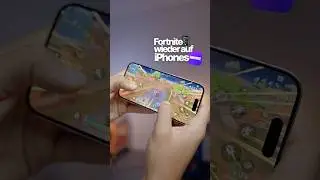 Fortnite auf dem iPhone ist WIEDER DA 😍 - So lädst du es runter 📱 #shorts #fortnite