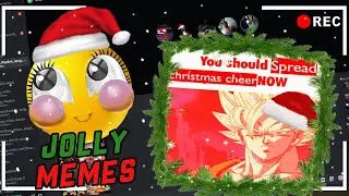 reacting to Christmas memes in discord