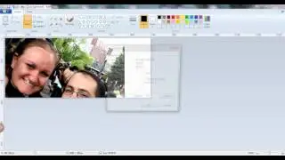 Square Cropping a face using basic MS Paint or Photoshop