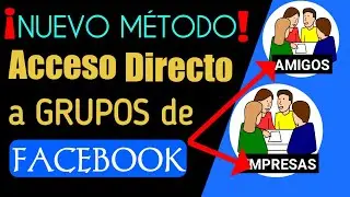 💥NUEVO MÉTODO💥[CREAR ACCESO DIRECTO A GRUPOS DE FACEBOOK] acceso directo en Facebook