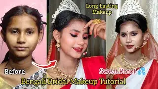 Bengali Bridal Makeup Tutorial || Seauly Chowdhury