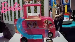 New BARBIE Pop Up Camper RV [First Look] Toy Fair 2016