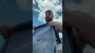 He lost his swimming trunks in the sea! #comedy #funny #prank #shorts #shortsvideo #dissolvingshorts