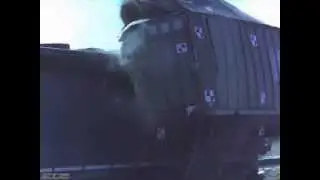 Freight Locomotive Collision with Strengthened Windshields