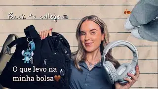 O QUE LEVO NA BOLSA DA UNIVERSIDADE🎧👜 | Nessa Lopes