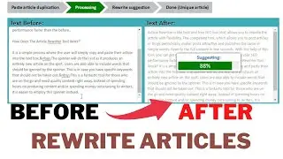 How To Rewrite Articles Copy article or Assignment and make it your own (Free & Easy Rewriter Tools)