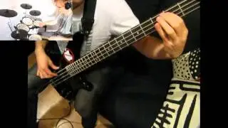 Helmet - In The Meantime (bass and drum cover)