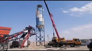 Монтаж цементного силоса👷