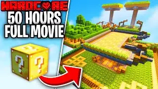 I Survived 50 Hours in ONE BLOCK LUCKY BLOCK in Minecraft! #2
