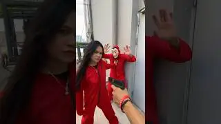 Money Heist vs Police 224 #moneyheist #parkour #police #escape #shorts #goguys