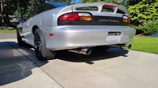 The Worlds First SLP Flowmaster Quiet mouth Exhaust 4th Gen Cammed Camaro Sound Clips