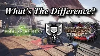 MHWorld to MHGU | Charge Blade | What's The Difference?