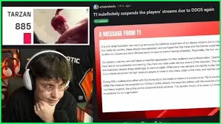 T1 Still Being Experiencing DDoS Attacks, FPX Coach Fight With Player, Tarzan  1k Damage As Lee Sin