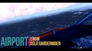 [P3D] PMDG 737 - Landing at Aerosoft Oslo Gardermoen