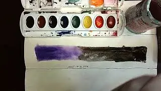 Watercolor Gradients: Light to Black