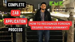 How to Recognize a Foreign Degree in Germany in 2023 | ZAB Application Process and Statement in 2023