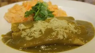 Enchiladas Suizas de Salmon - Enchiladas verdes de Salmon
