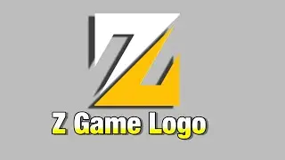 Z Game Logo design tutorial in pixellab 2020