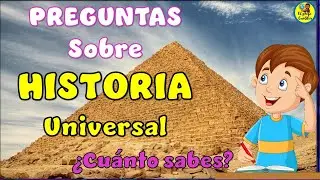 ✔50 preguntas de Historia Universal👍Cultura General || ¿Cuántas te sabes?