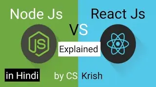 React js vs Node js | what is difference between React js and Node js in hindi