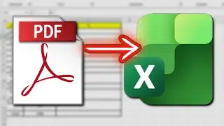 How to Convert PDF to an Excel File