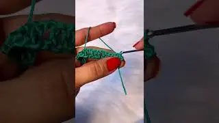 🎄Crafting Christmas Joy: Crochet Card Delight #trending #shorts ❤️