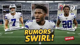 Cowboys Rumors: Luke Schoonmaker Injury Update, Jalen Tolbert Trade Buzz & Surprise Cuts!
