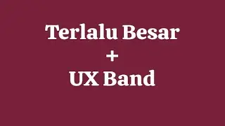 Terlalu Besar piano tutorial / cover (original version)