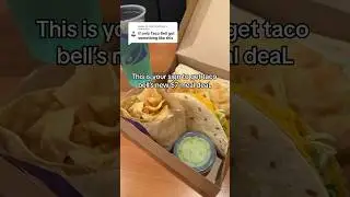 Taco Bell New Meal Deal #food #shorts #tacobell