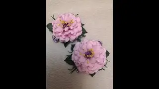 Украшения для волос из фоамирана 🌺🌿