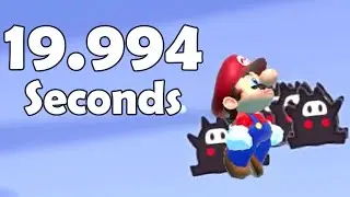 SMM2 Rolling Snowballs | Ninji Speedruns | 19.994 seconds
