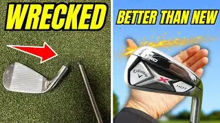 I BOUGHT A WRECKED SET OF CALLAWAY IRONS THEN  REBUILT THEM IN 1 HOUR