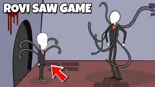 Rovi dresses up as Slenderman!! | Rovi Saw Game | Complete Solution 2