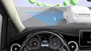 Система Collision Prevention Assist Mercedes Benz V Class W447