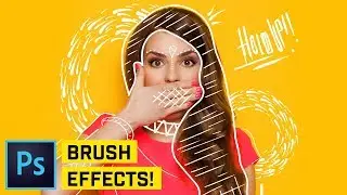 Draw On Photo Effect Photoshop CC Tutorial