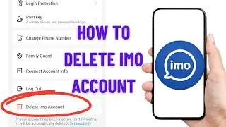 how to delete imo account 2024